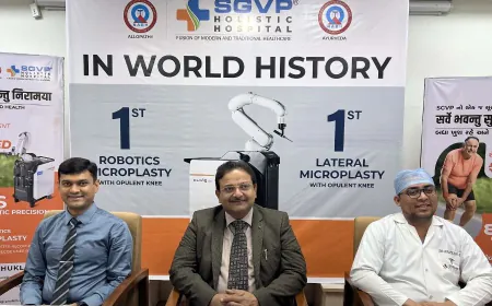 World’s first fully active robotic microplasty surgery performed at SGVP Holistic Hospital Ahmedabad