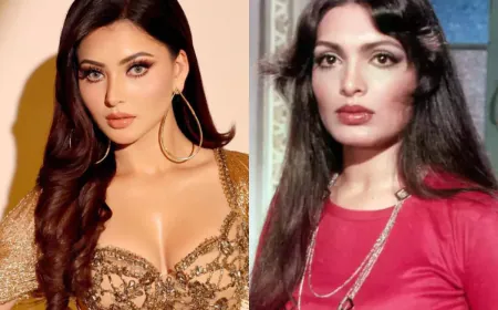 Urvashi Rautela Commences Preparations for Parveen Babi Biopic: A Tribute to the Glamorous Icon