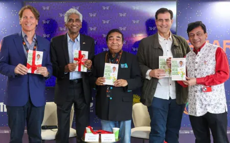 Hollywood Producer and Former Tennis Champion Ashok Amritraj launches Padmashri, Dr. Mukesh Batra’s book ‘Feel Good Heal Good’ at the 77th Cannes Film Festival 2024