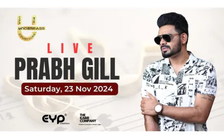 Prabh Gill to Perform Live at Underpass Club on 23rd November 2024 – Book Your Tickets Now