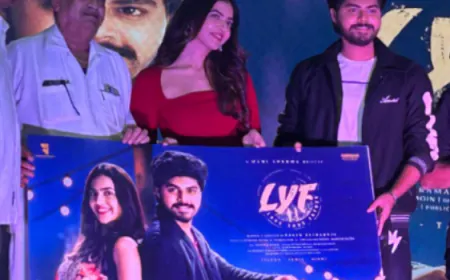 Kashika Kapoor as 'Sweetie' on the First Official Poster of Her Multilingual Tollywood Debut Film, Love You Father