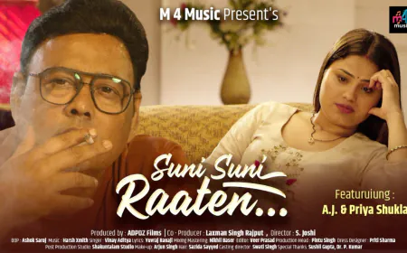 M 4 Music’s ‘Suni Suni Raaten’ Touches Hearts — AJ & Priya Shukla Shine in Lead Roles
