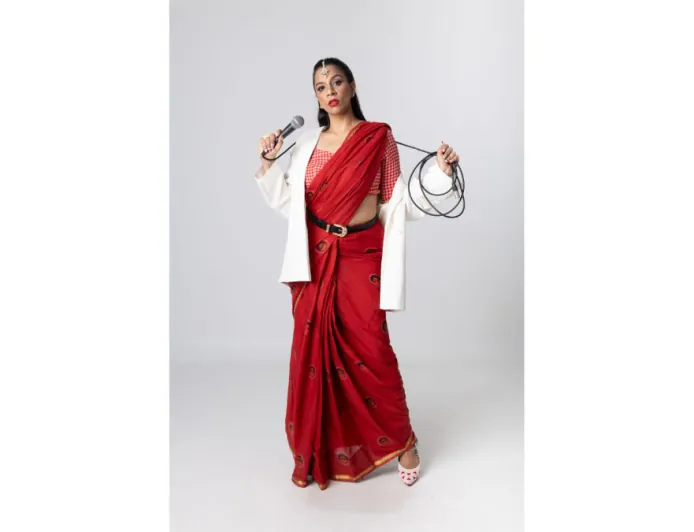 Sharul Channa, Singapore’s Leading Stand-Up Comic, Teams Up with Renowned Saree Brand, Suta for Women’s Day India Tour