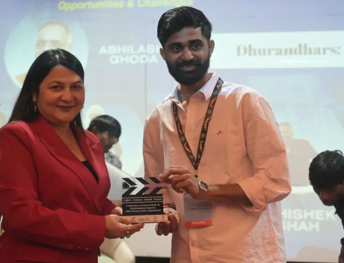 Producer Chanda Patel Honours Gujarati Cinema Legends at WIFPA–SEPC Entertainment and Media Conclave in Ahmedabad