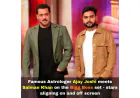 Celebrity Astrologer Ajay Joshi Meets Salman Khan Inside Bigg Boss House