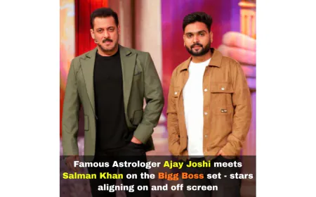 Celebrity Astrologer Ajay Joshi Meets Salman Khan Inside Bigg Boss House