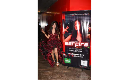 Shibani Kashyap Drops Sarfira in a Star-Packed Launch Night Hosted by Mika Singh- Vibes. Energy. Chaos: launch event hosted by Mika Singh