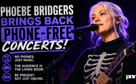 Phoebe Bridgers Wants Your Attention Back: Why Phone-Free Concerts Are Becoming Music’s Most Rebellious Trend