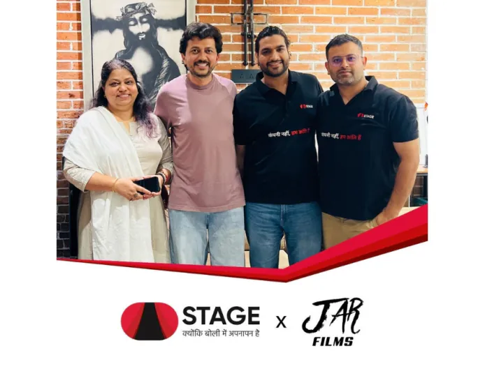 STAGE & Jar Films Announce Landmark Partnership; Unveil 8-Part Series and Upcoming Theatrical Releases!!