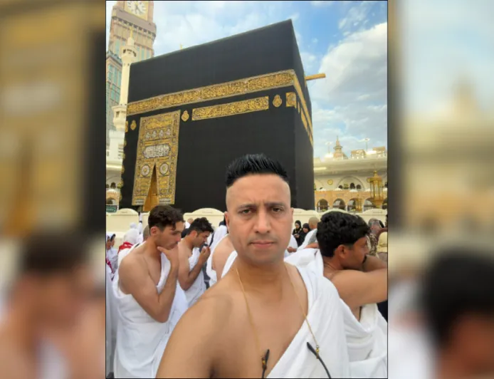 Bollywood influencer Faizan Ansari Performs Umrah at Saudi Arabia