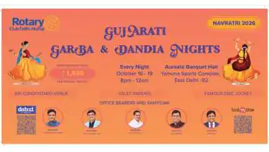 Four Nights of Garba and Dandiya: Rotary Club Delhi Akshar Announces Navratri Celebration in East Delhi
